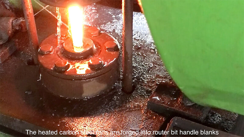 Router Bit Manufacturing Process - Hot Forging (1)