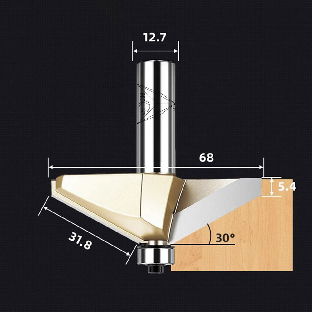 CHP0202 - Horse Nose Router Bit (Professional Grade)