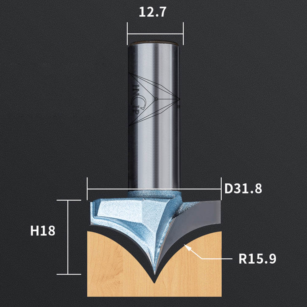 CHP0405 - Carving Router Bit (Industrial Grade)