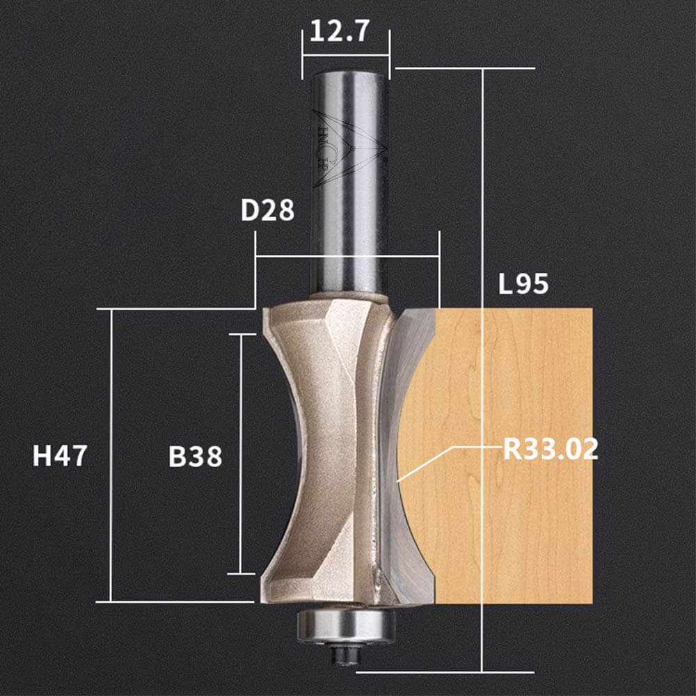 CHP0604 - Finger Nail Type Router Bit (Professional Grade)