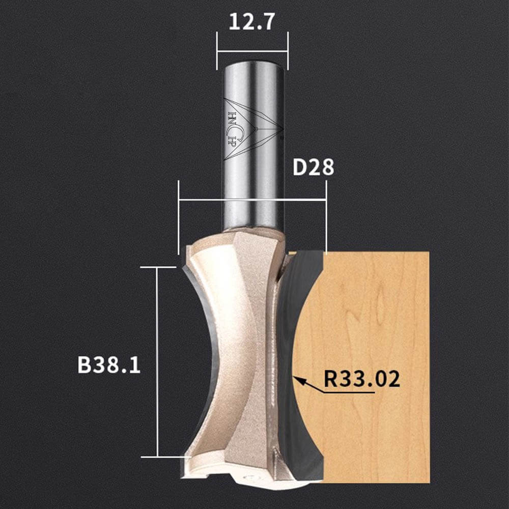 CHP0605 - Convex Edging Router Bit (Professional Grade)