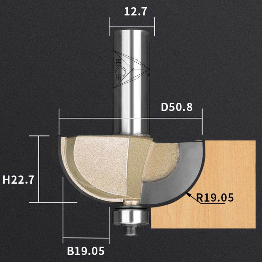 CHP0702 - Cove Router Bit (Professional Grade)