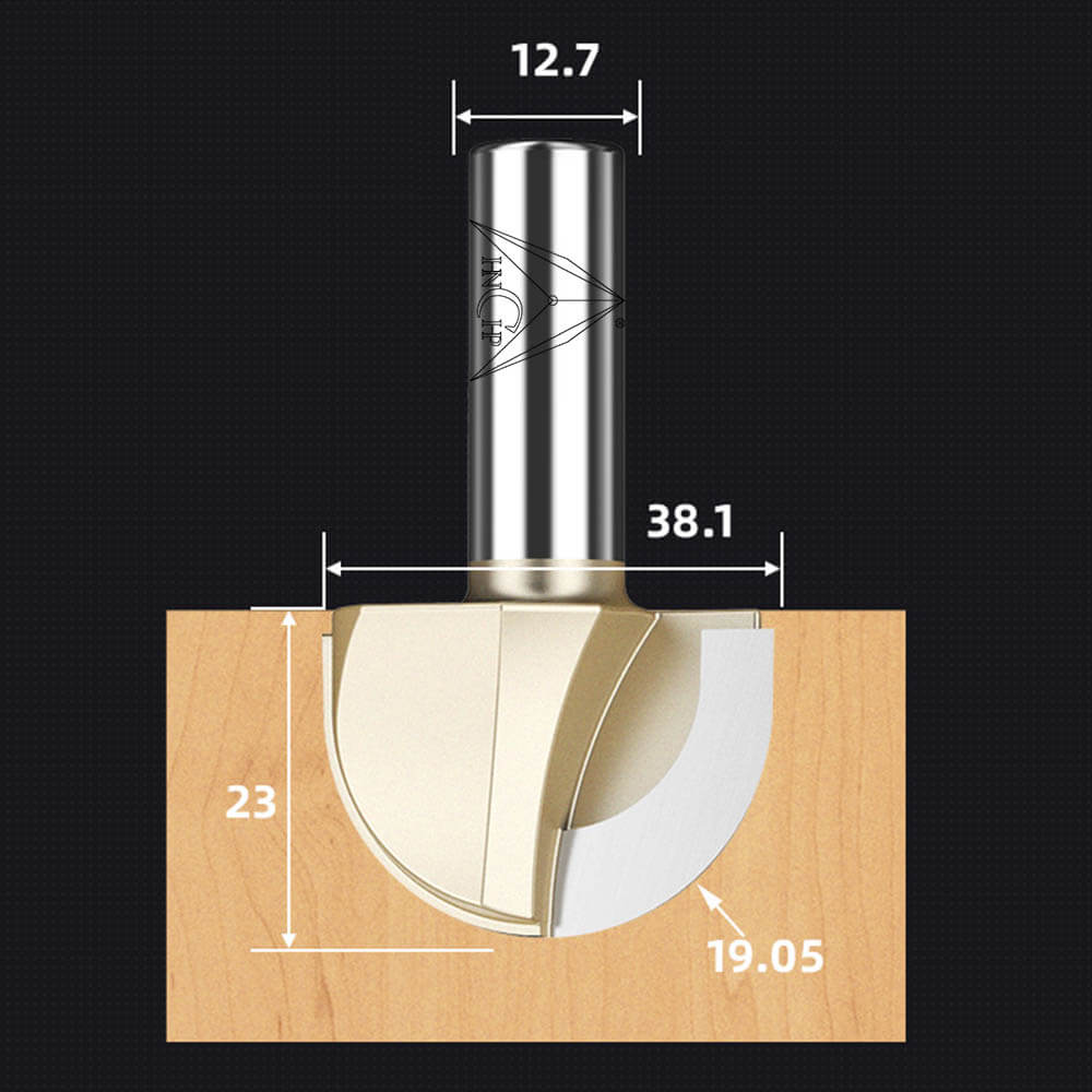 CHP0504 - Round Nose Router Bit