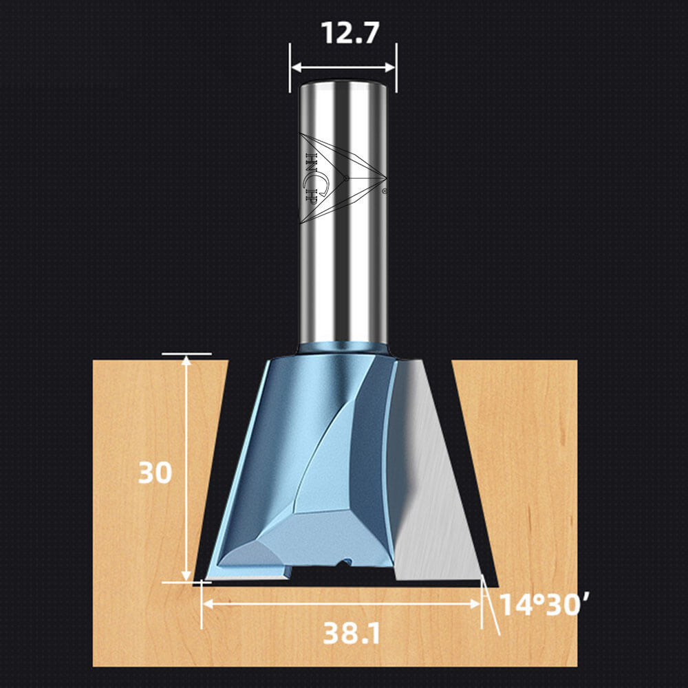 CHP0303 - Dovetail Router Bit (Industrial Grade)
