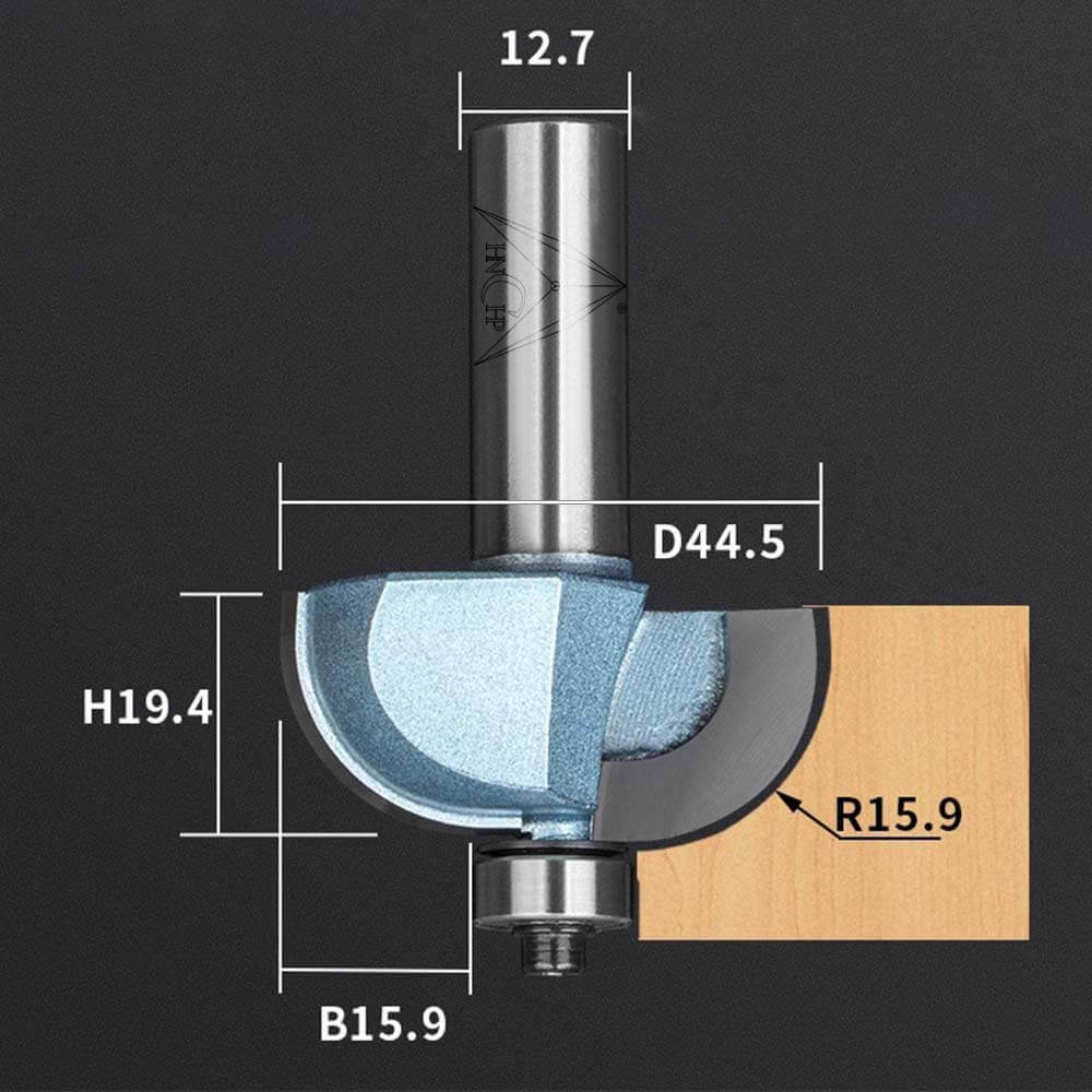 CHP0702 - Cove Router Bit (Industrial Grade)