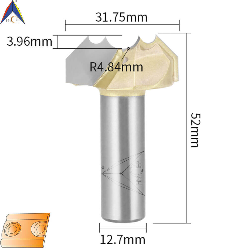 CHP0908 - Double Dragon Ball Router Bit