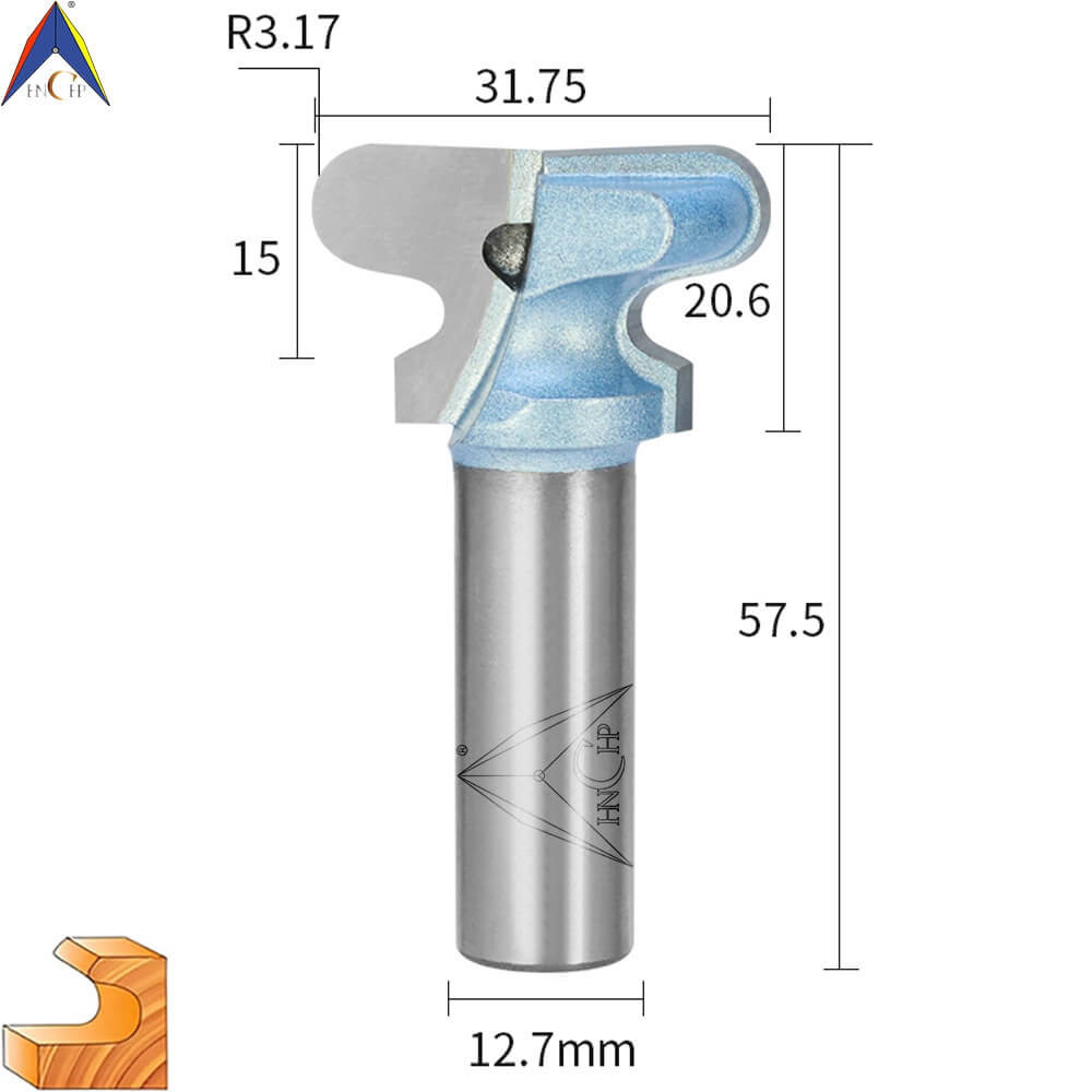 CHP1503 - Double Curved Finger Router Bit (Industrial Grade)