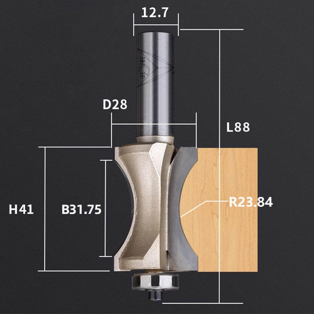 CHP0604 - Finger Nail Type Router Bit (Professional Grade)