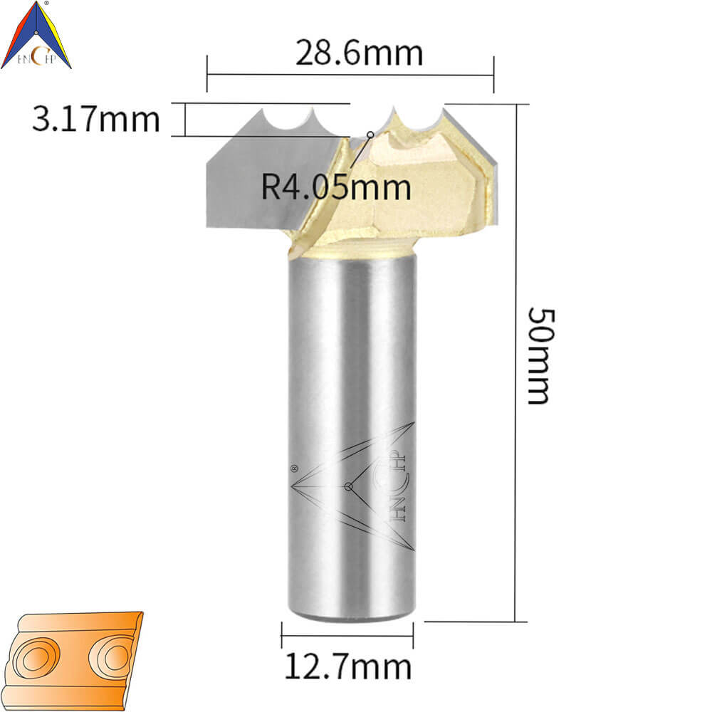 CHP0908 - Double Dragon Ball Router Bit