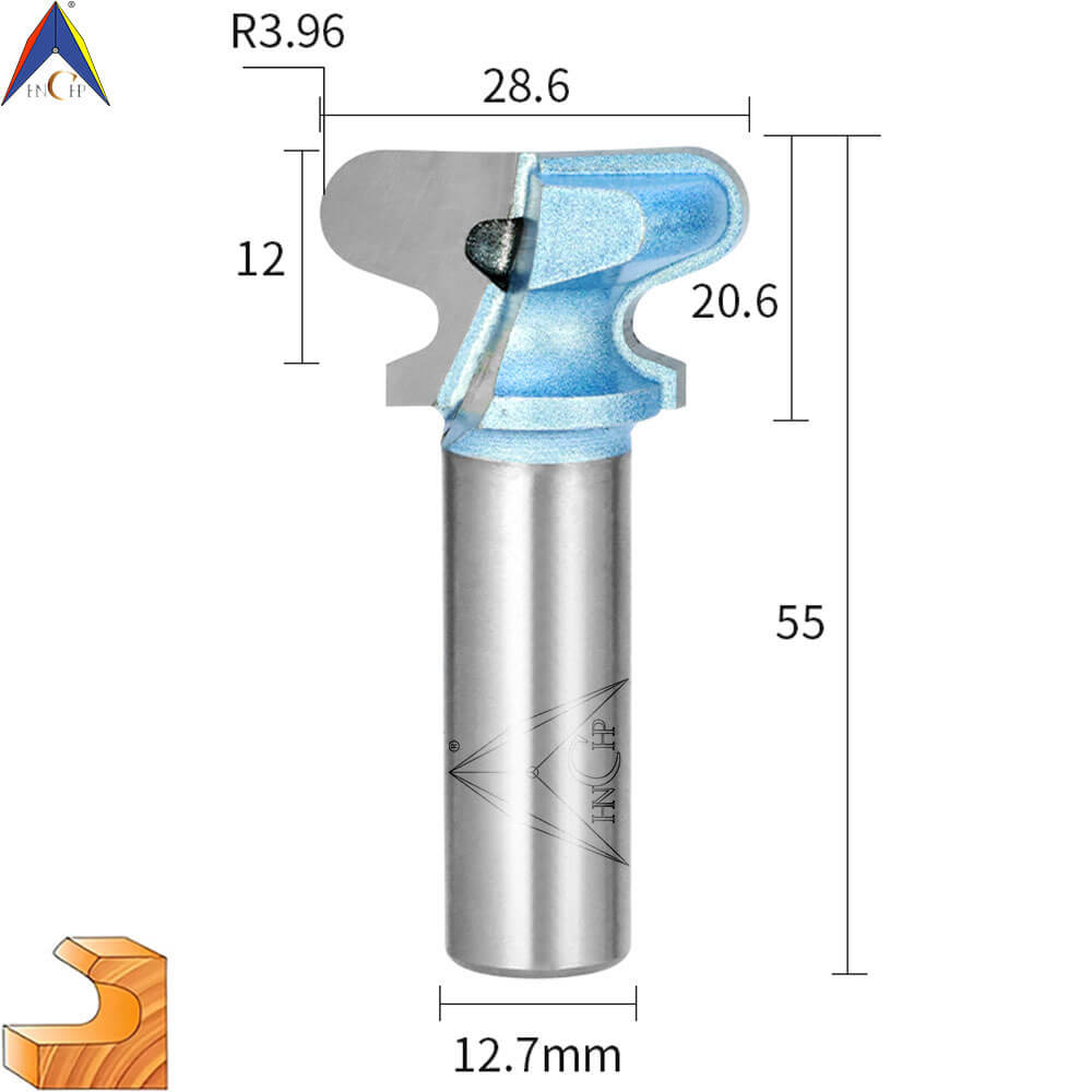 CHP1503 - Double Curved Finger Router Bit (Industrial Grade)