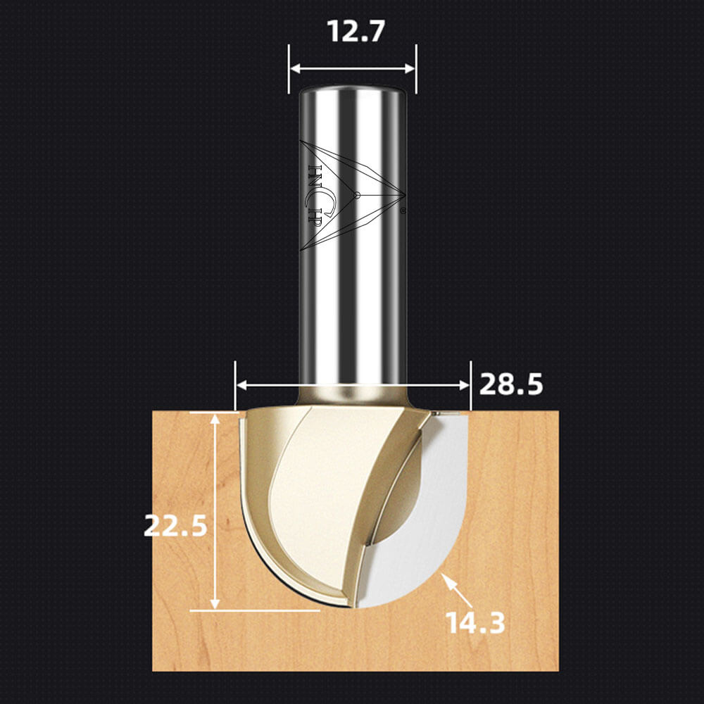 CHP0504 - Round Nose Router Bit