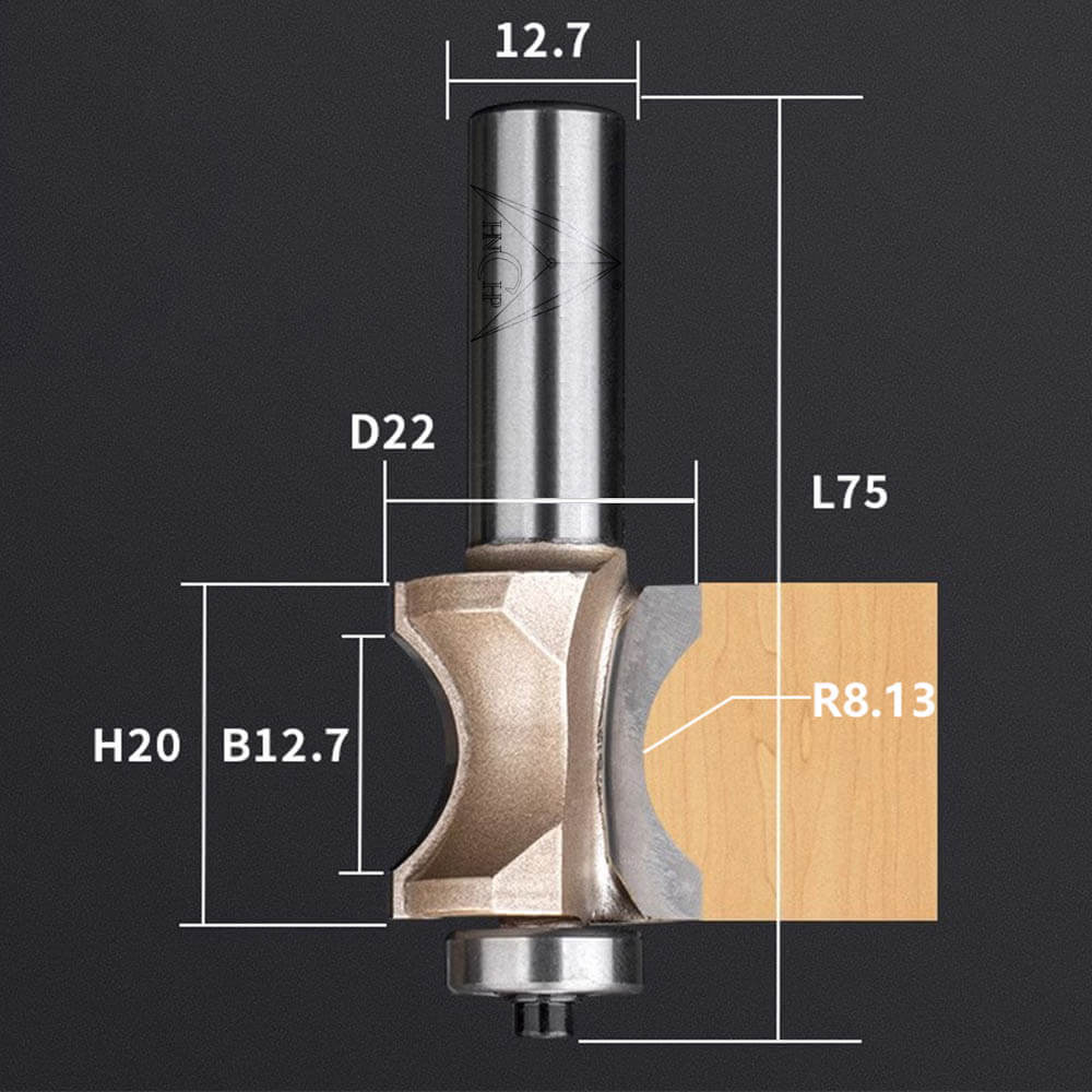 CHP0604 - Finger Nail Type Router Bit (Professional Grade)