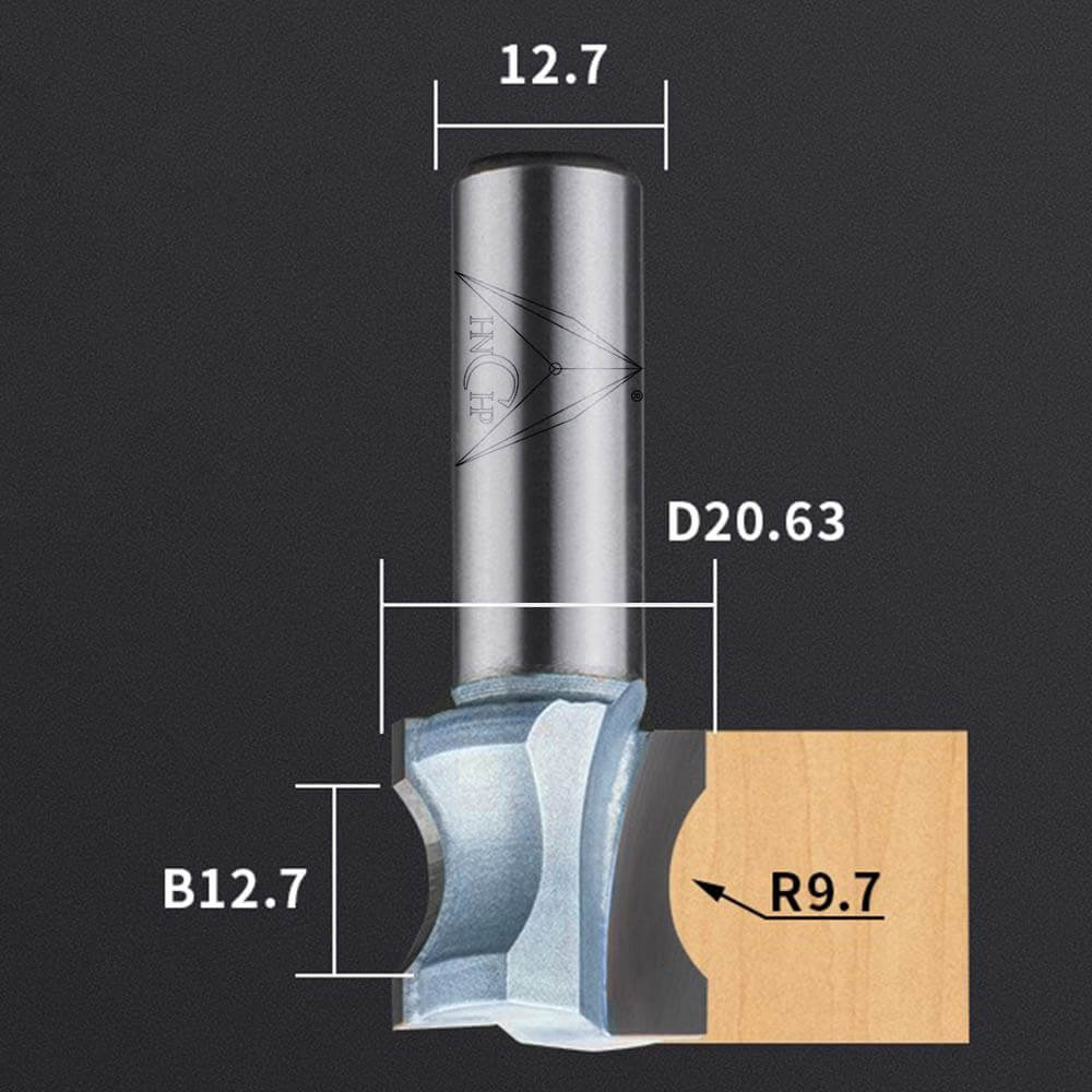 CHP0605 - Convex Edging Router Bit (Industrial Grade)