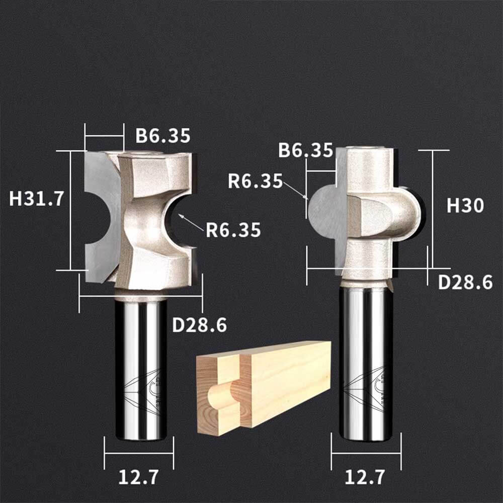 CHP1709 - Glue Joint Router Bit Set