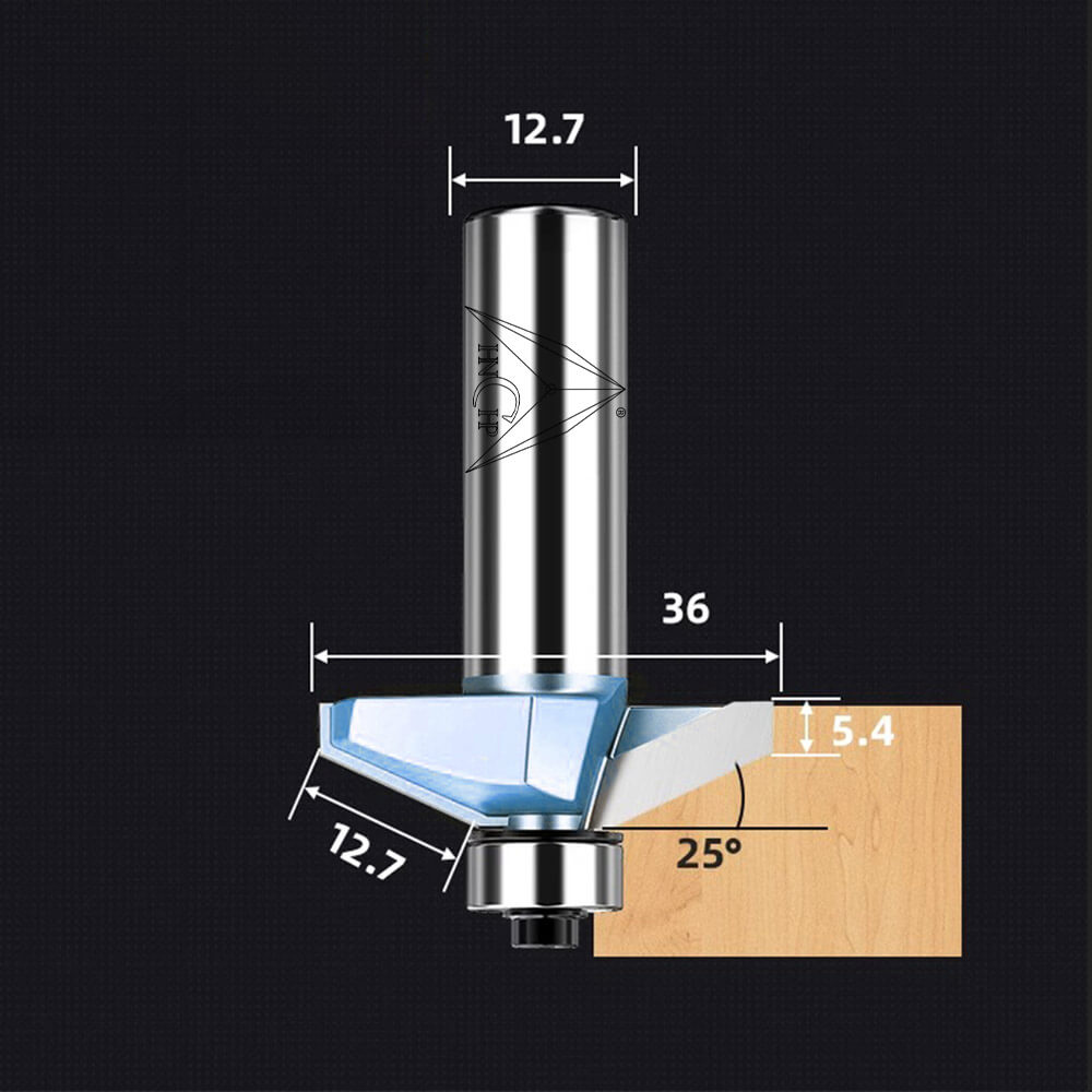 CHP0202 - Horse Nose Router Bit (Industrial Grade)