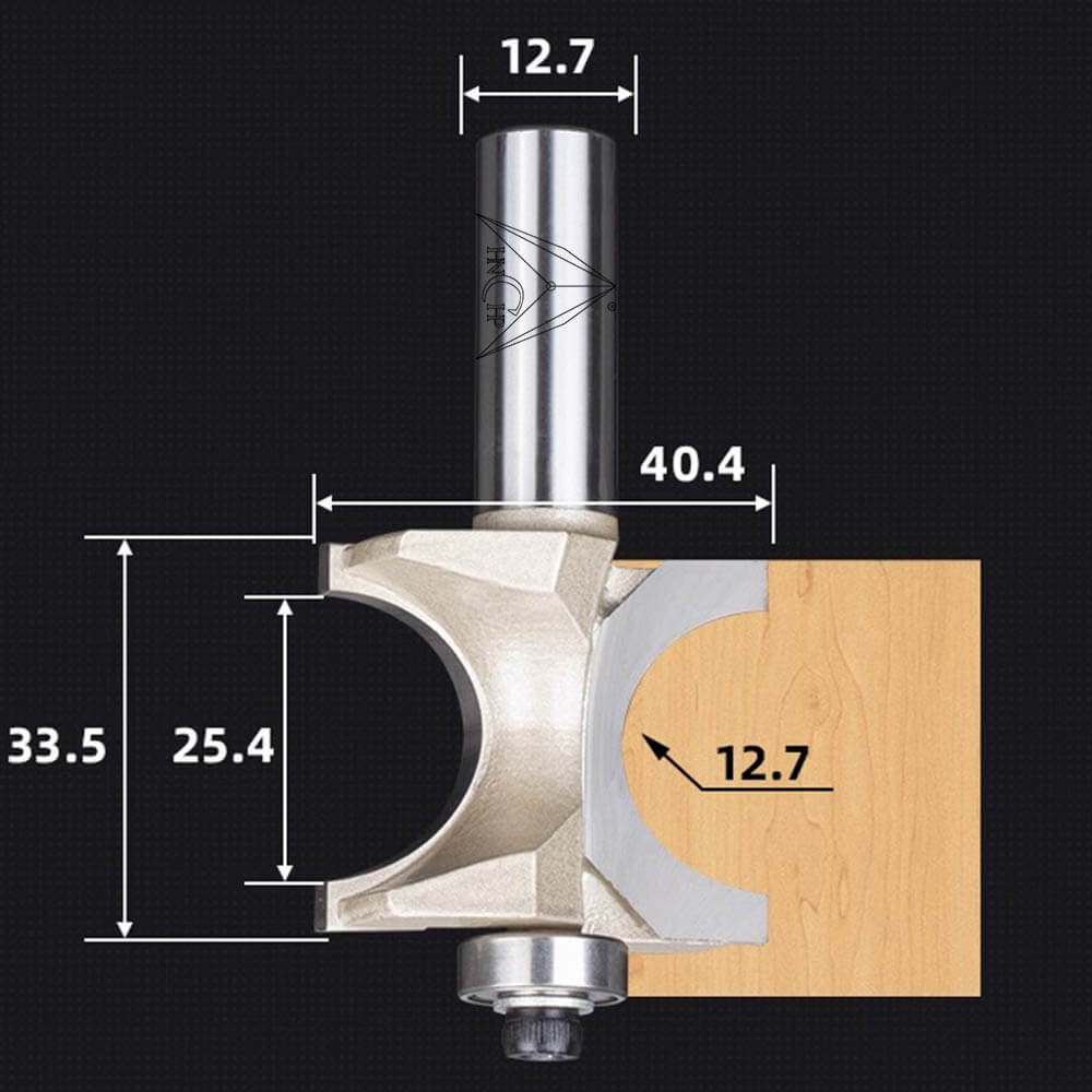 CHP0607 - Bull Nose Radius Router Bit