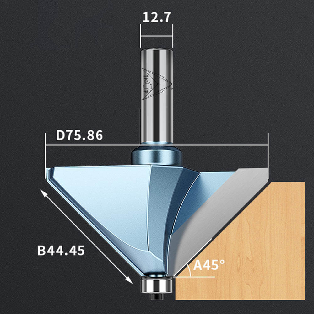 CHP0203 - 45° Chamfer Router Bit (Industrial Grade)