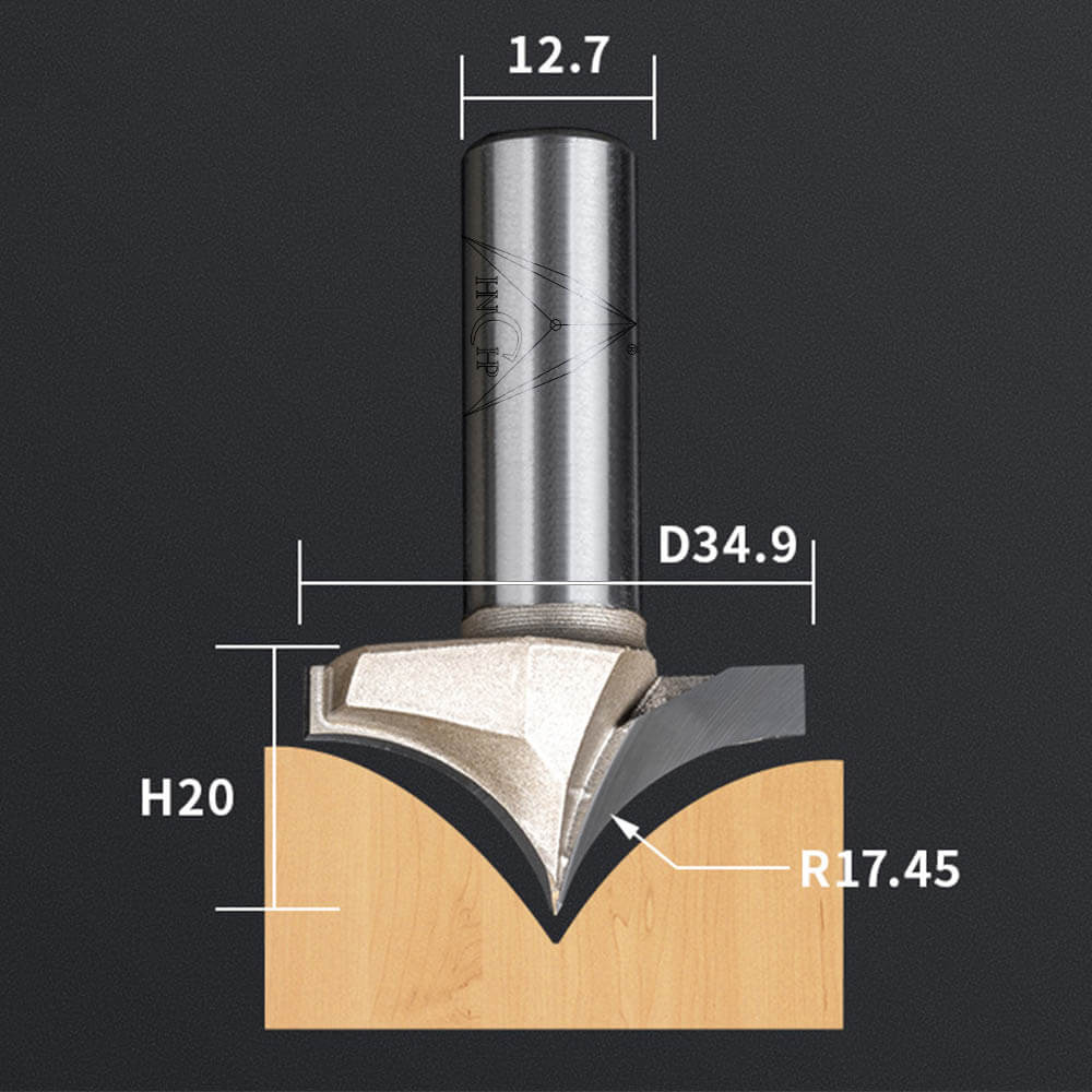 CHP0405 - Carving Router Bit (Professional Grade)