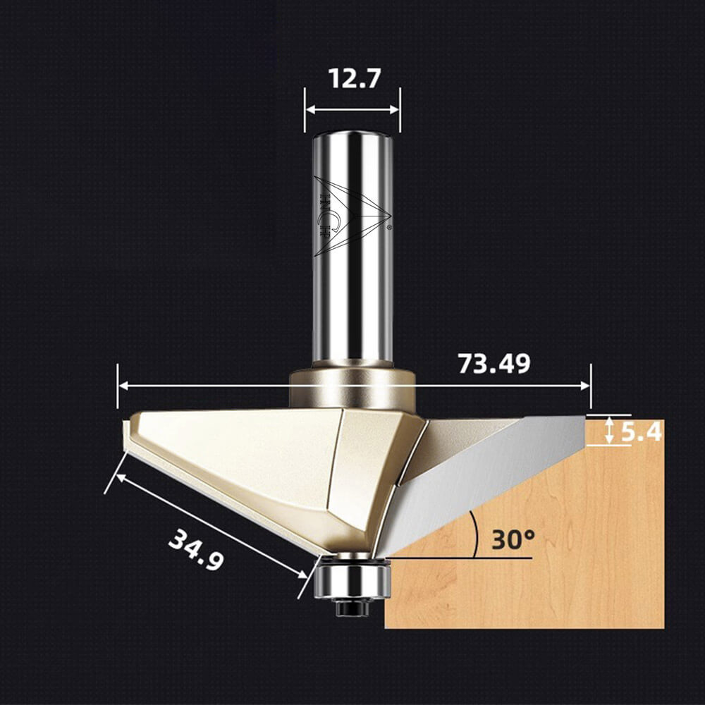 CHP0202 - Horse Nose Router Bit (Professional Grade)