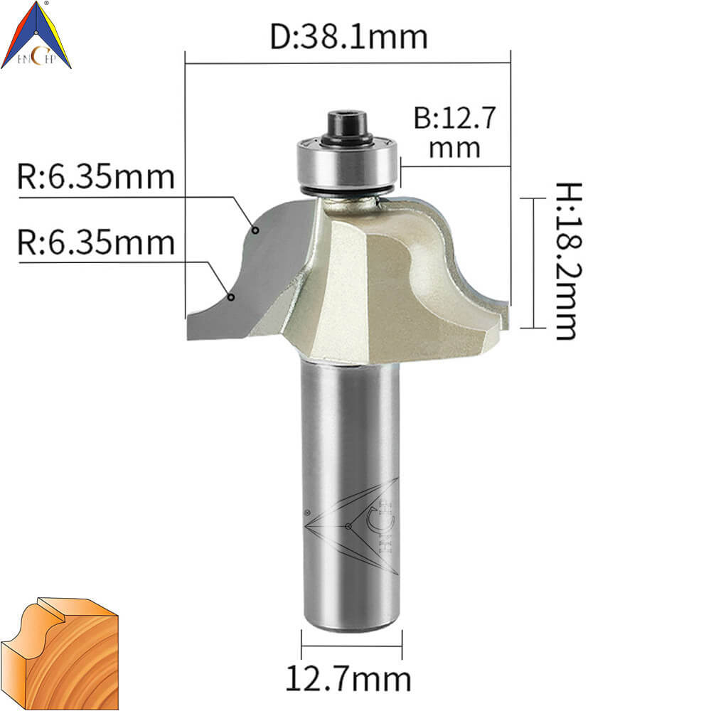 CHP0801 - Roman Ogee Router Bit