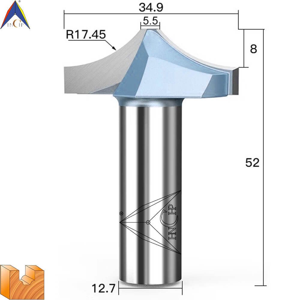 CHP0401 - Open End Carving Router Bit (Industrial Grade)