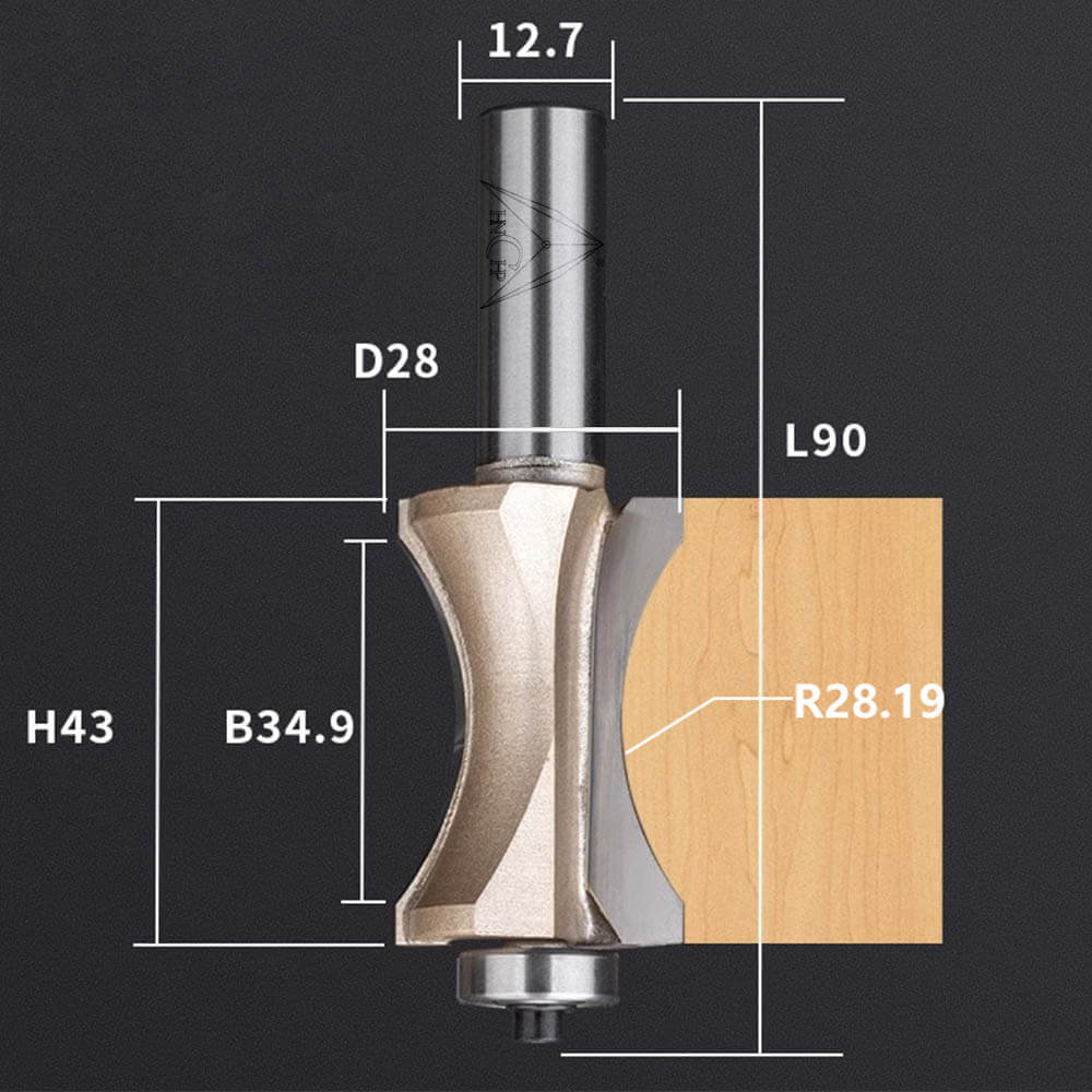 CHP0604 - Finger Nail Type Router Bit (Professional Grade)