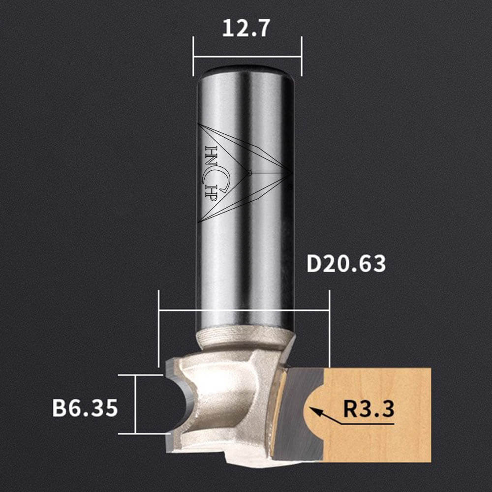 CHP0605 - Convex Edging Router Bit (Professional Grade)