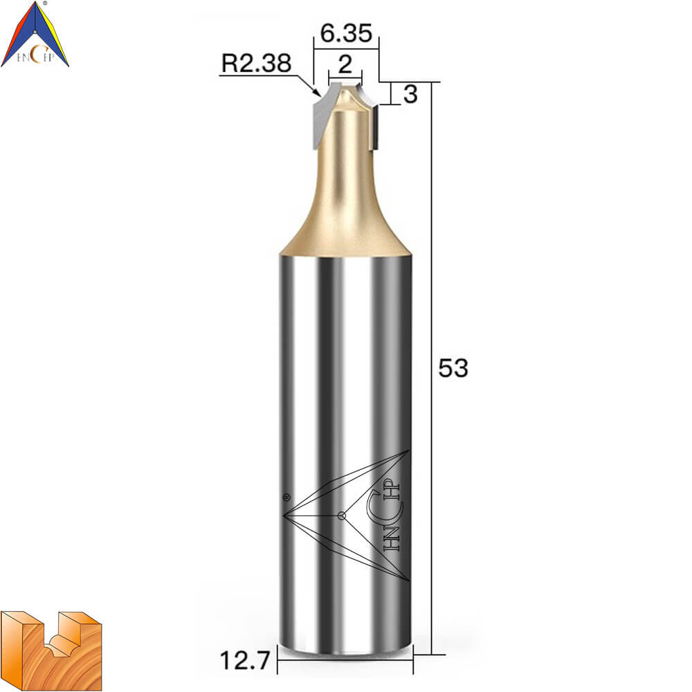 CHP0401 - Open End Carving Router Bit (Professional Grade)