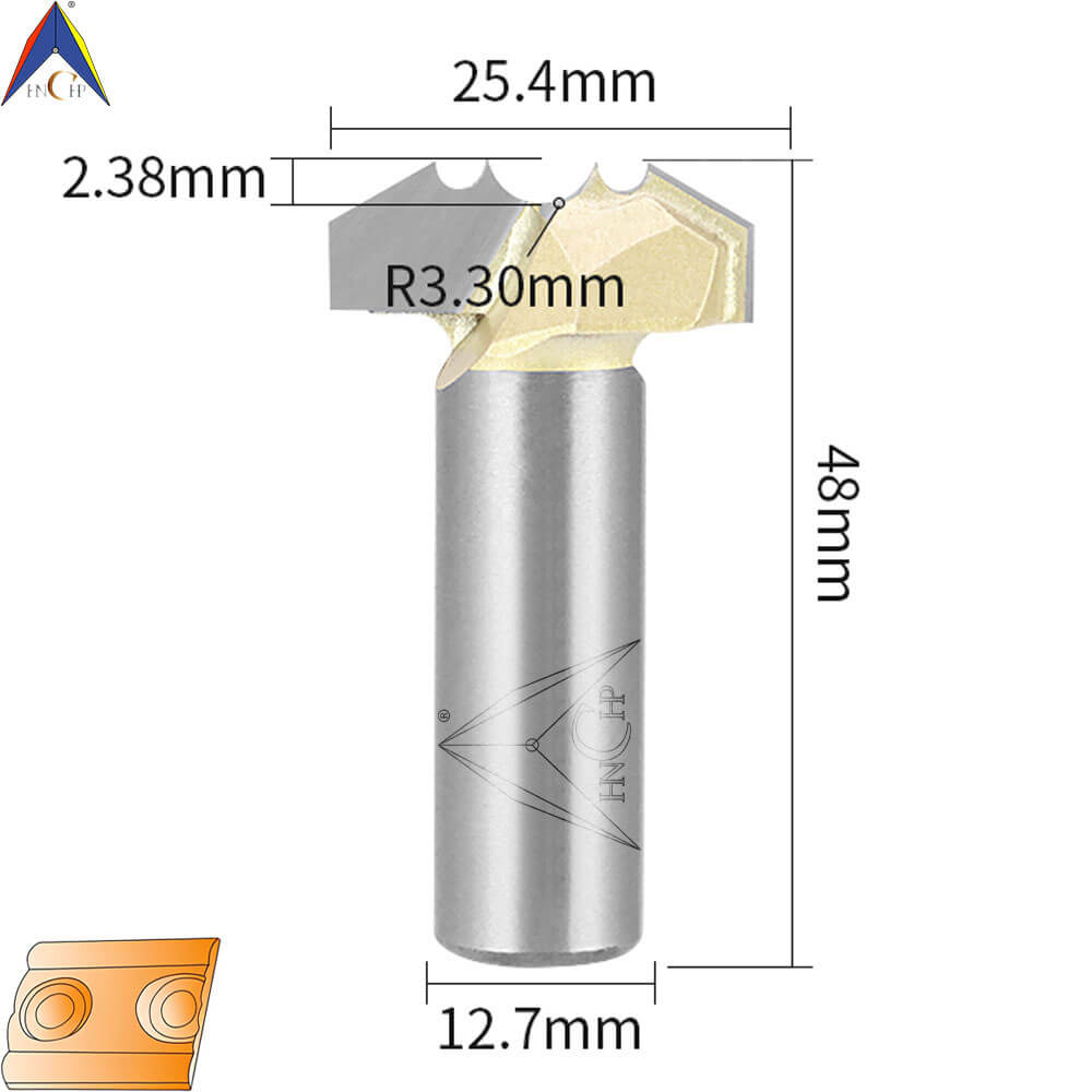 CHP0908 - Double Dragon Ball Router Bit