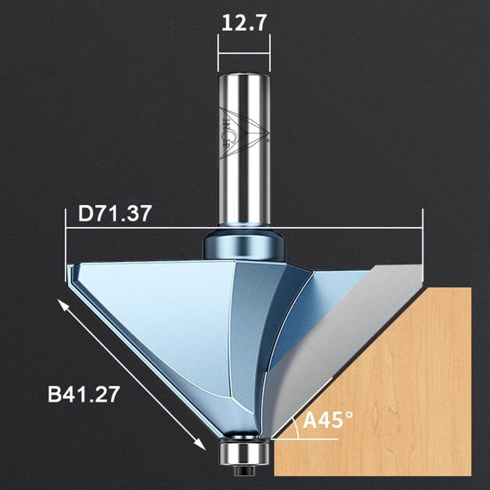 CHP0203 - 45° Chamfer Router Bit (Industrial Grade)