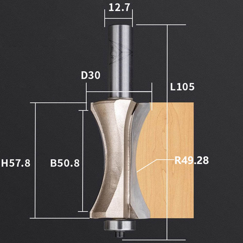CHP0604 - Finger Nail Type Router Bit (Professional Grade)