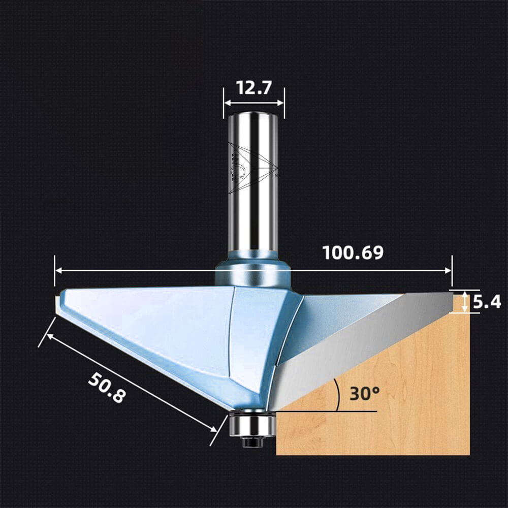 CHP0202 - Horse Nose Router Bit (Industrial Grade)