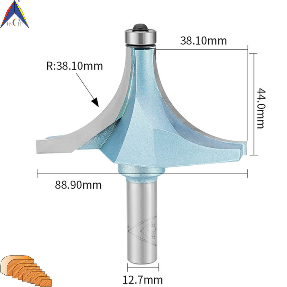 CHP0602 - Bearing Guided Roundover Router Bit (Industrial Grade)