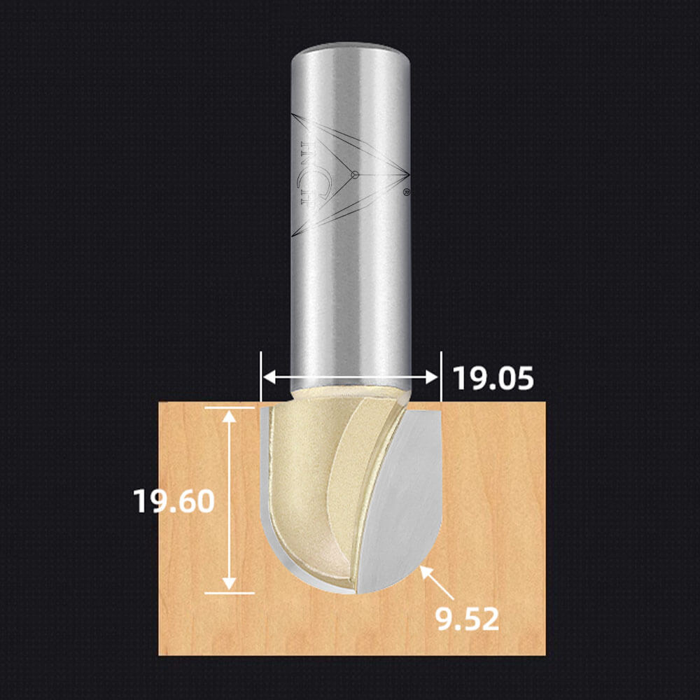 CHP0504 - Round Nose Router Bit