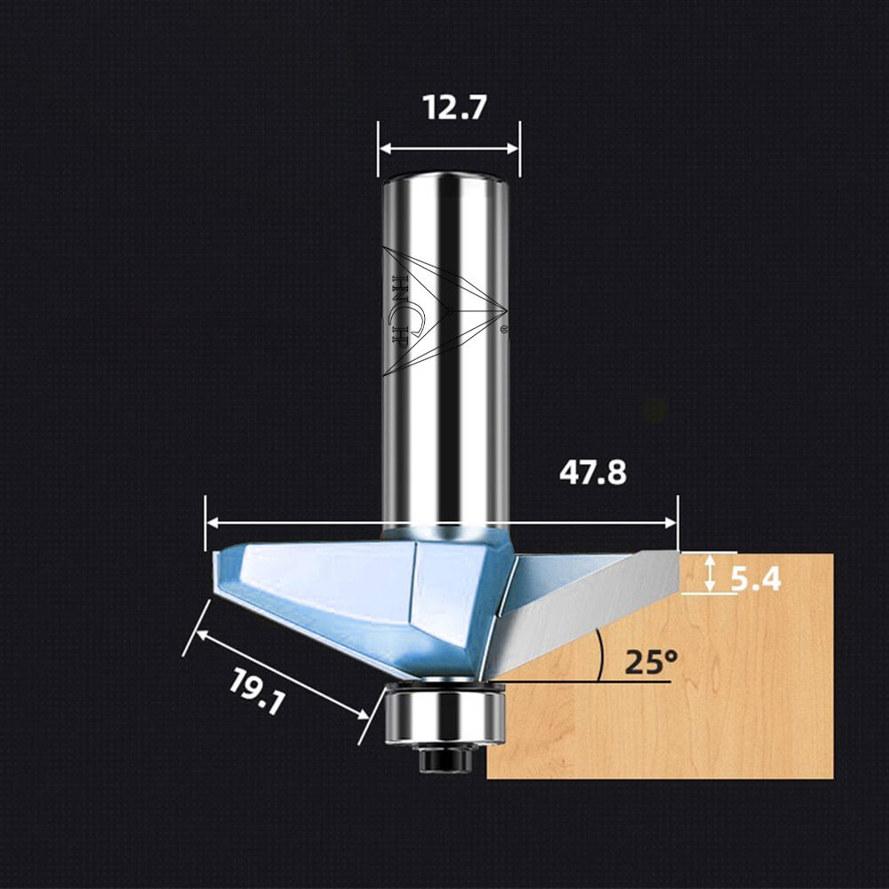 CHP0202 - Horse Nose Router Bit (Industrial Grade)