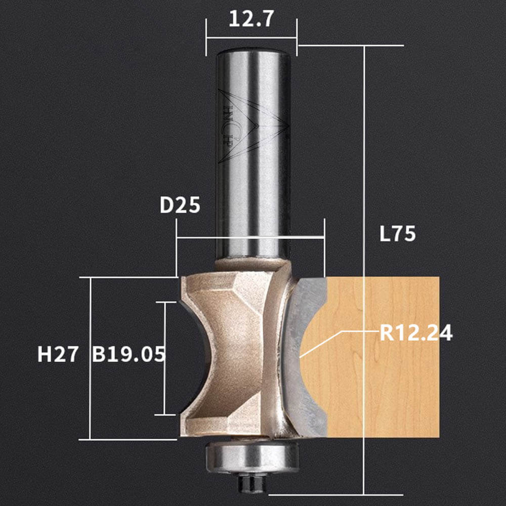 CHP0604 - Finger Nail Type Router Bit (Professional Grade)