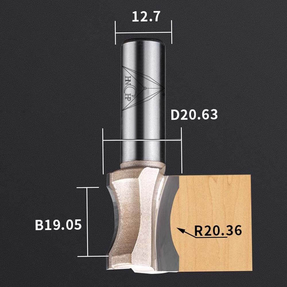 CHP0605 - Convex Edging Router Bit (Professional Grade)