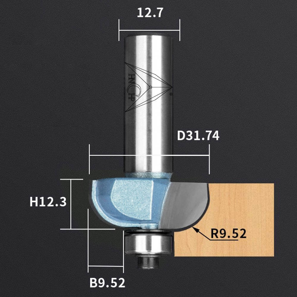 CHP0702 - Cove Router Bit (Industrial Grade)