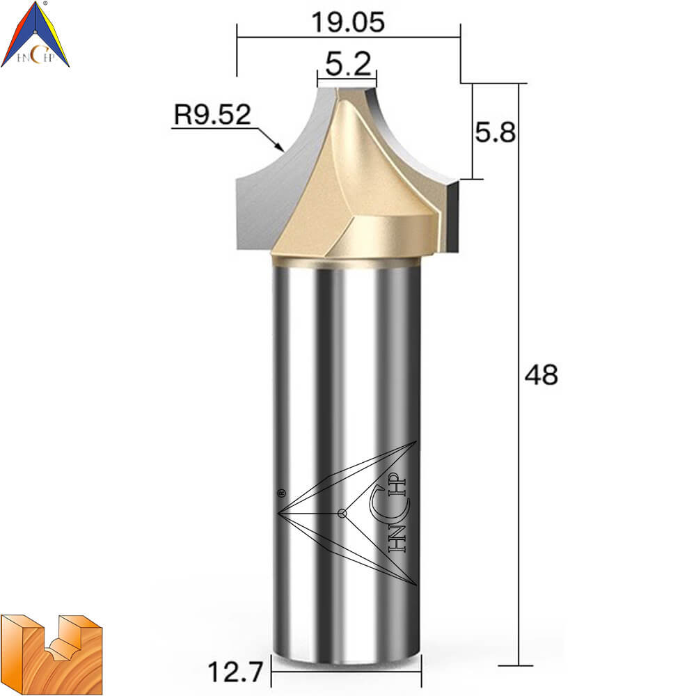 CHP0401 - Open End Carving Router Bit (Professional Grade)