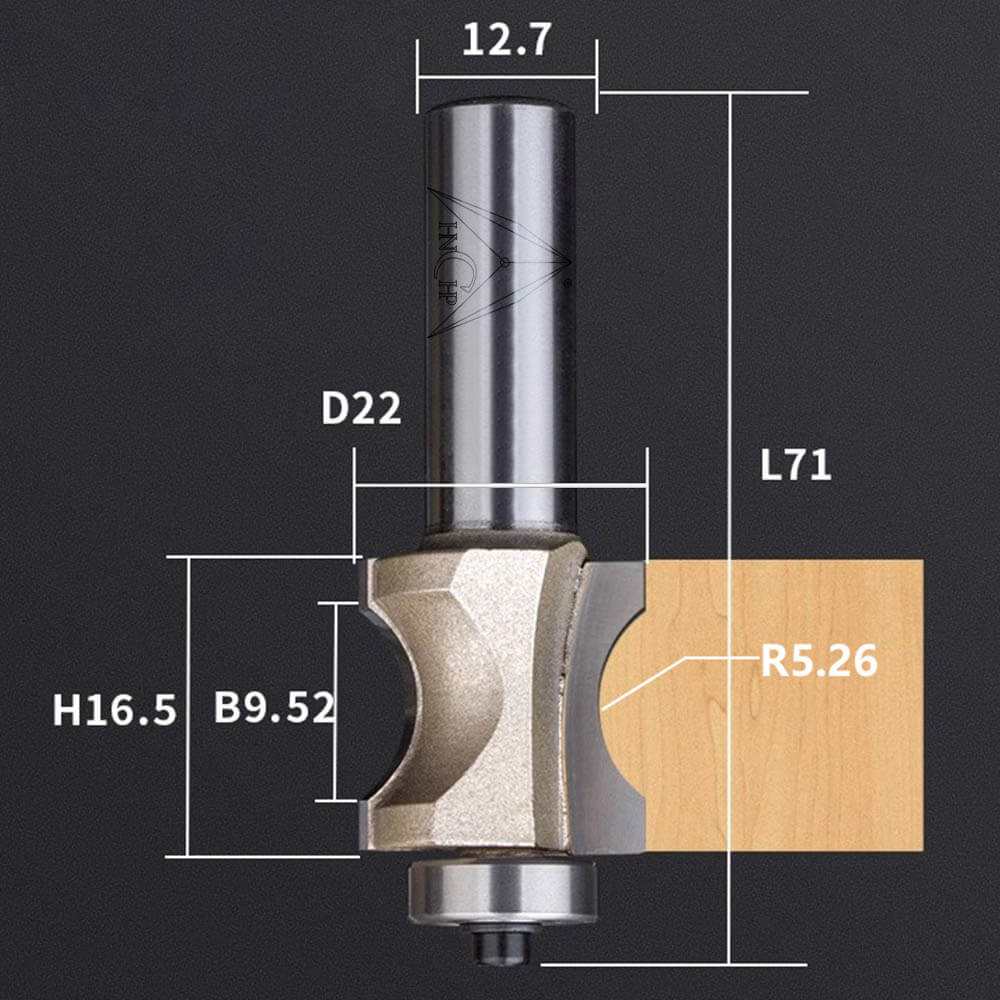 CHP0604 - Finger Nail Type Router Bit (Professional Grade)