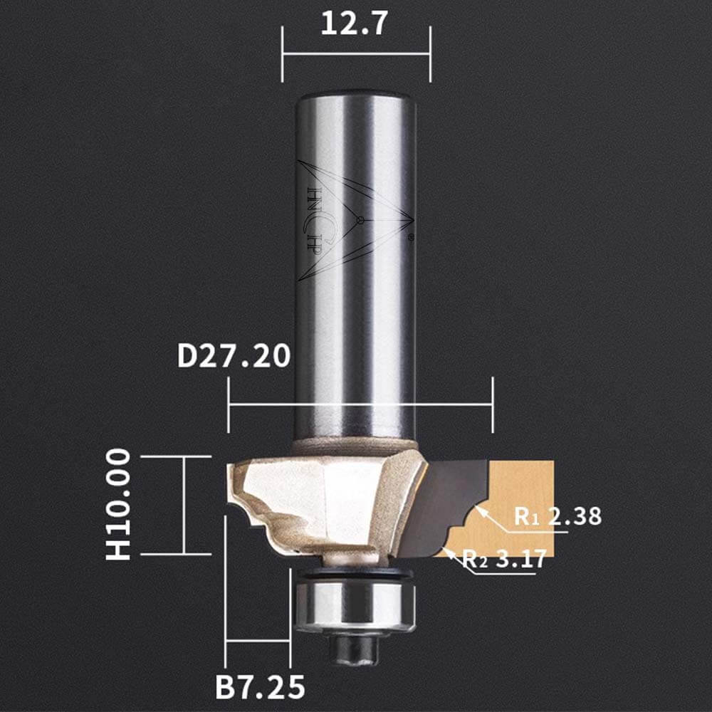 CHP0811 - Classical Ogee Molding Router Bit (Professional Grade)