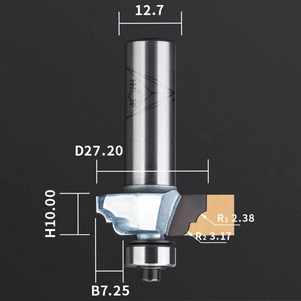 CHP0811 - Classical Ogee Molding Router Bit (Industrial Grade)