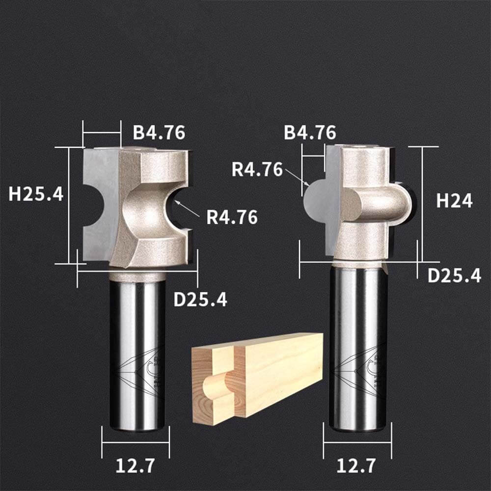 CHP1709 - Glue Joint Router Bit Set