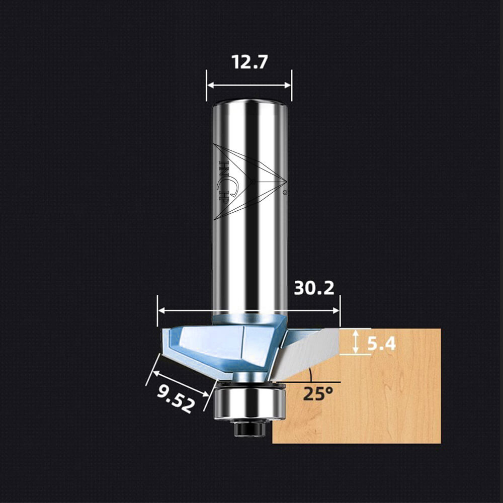 CHP0202 - Horse Nose Router Bit (Industrial Grade)