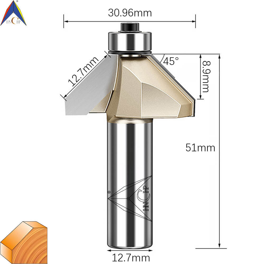 CHP0203 - 45° Chamfer Router Bit (Professional Grade)