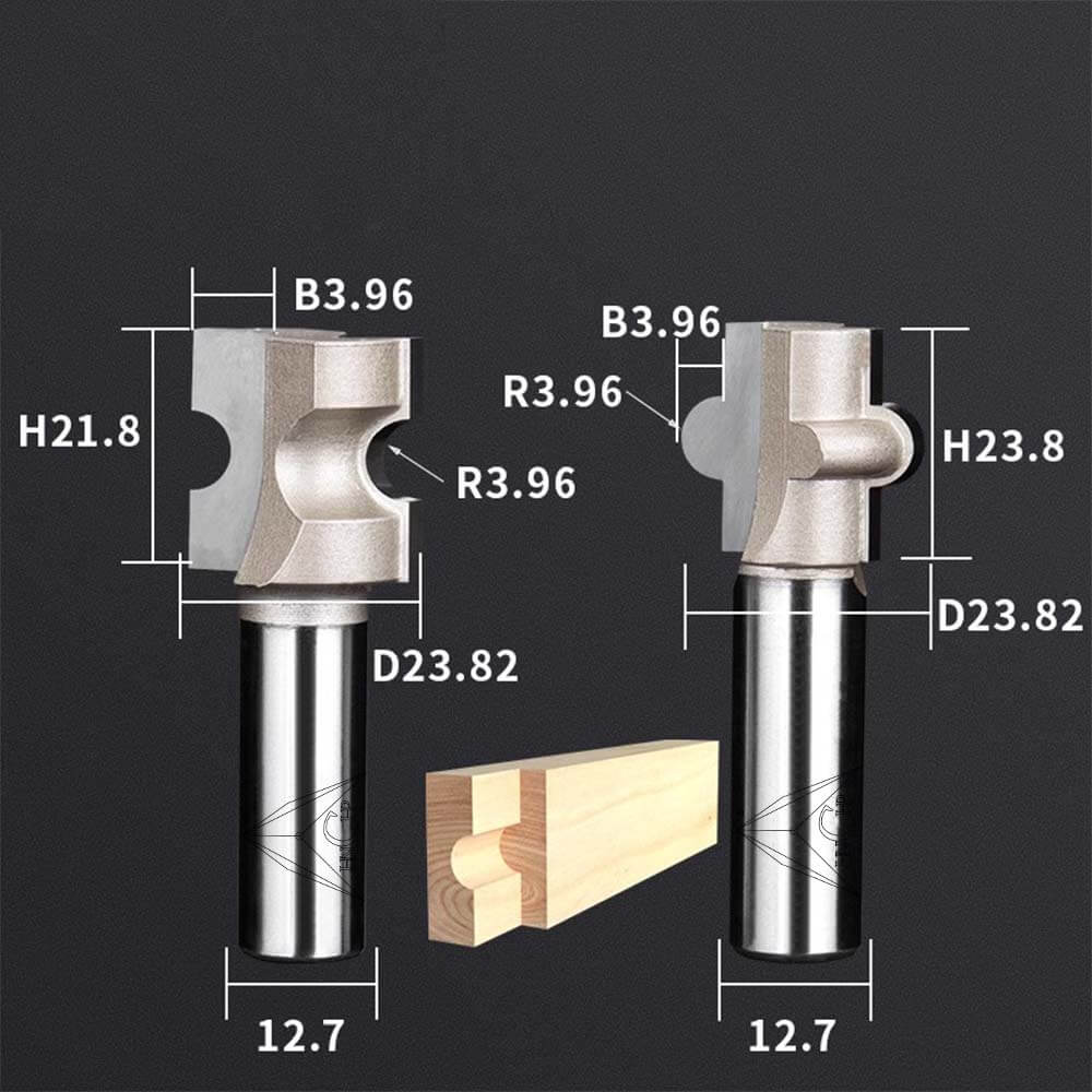 CHP1709 - Glue Joint Router Bit Set