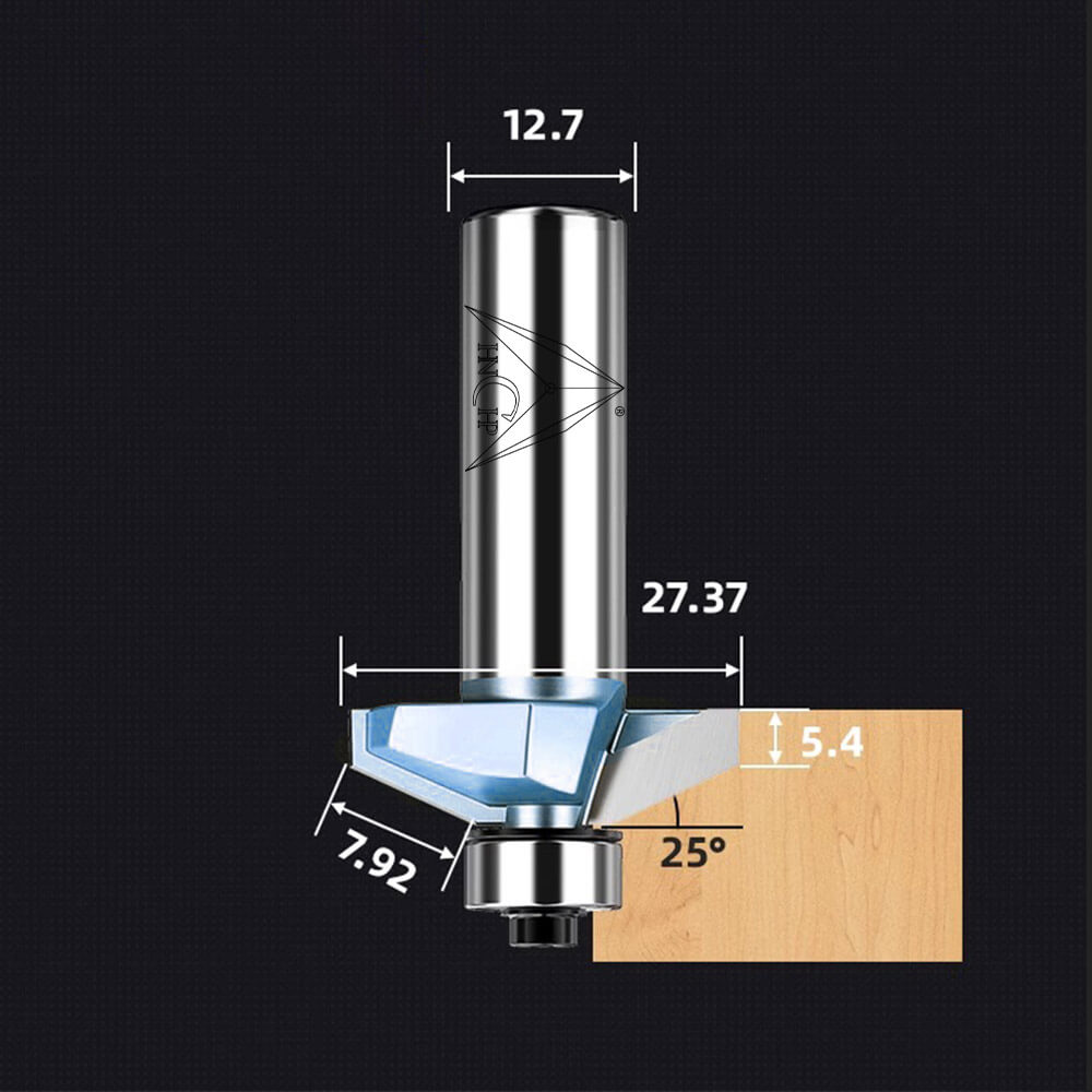 CHP0202 - Horse Nose Router Bit (Industrial Grade)