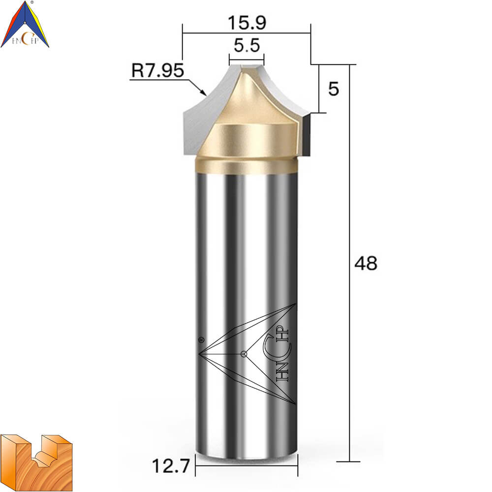 CHP0401 - Open End Carving Router Bit (Professional Grade)