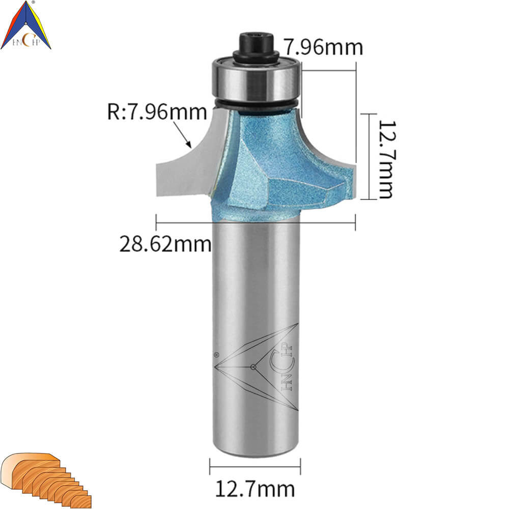 CHP0602 - Bearing Guided Roundover Router Bit (Industrial Grade)