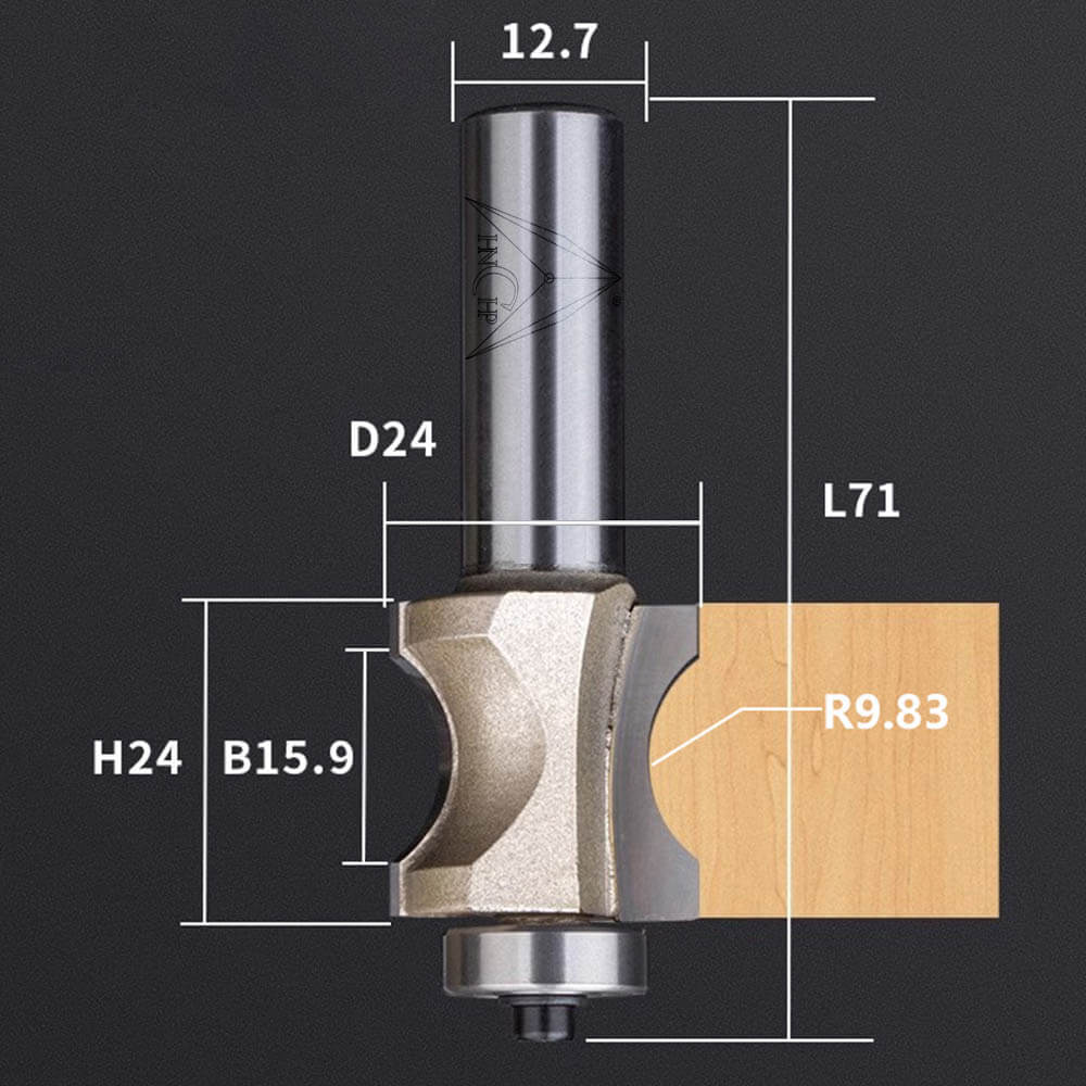 CHP0604 - Finger Nail Type Router Bit (Professional Grade)